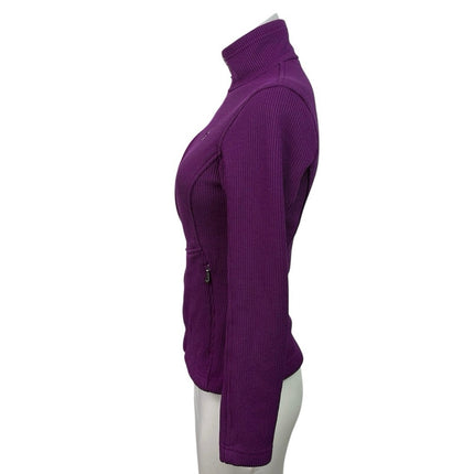 Spyder Endure Core Purple Mock Neck Long Sleeve Sweatshirt Sweater Jacket Top S