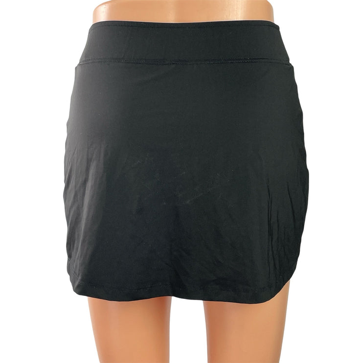 Prince Women's Black Sporty Athletic Activewear Tennis Skirt Short Skort Size L