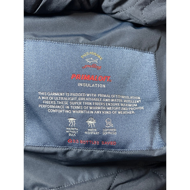 Paul & Shark Yachting Typhoon 20000 Gray Hoodie Windproof Zip Up Coat Jacket L