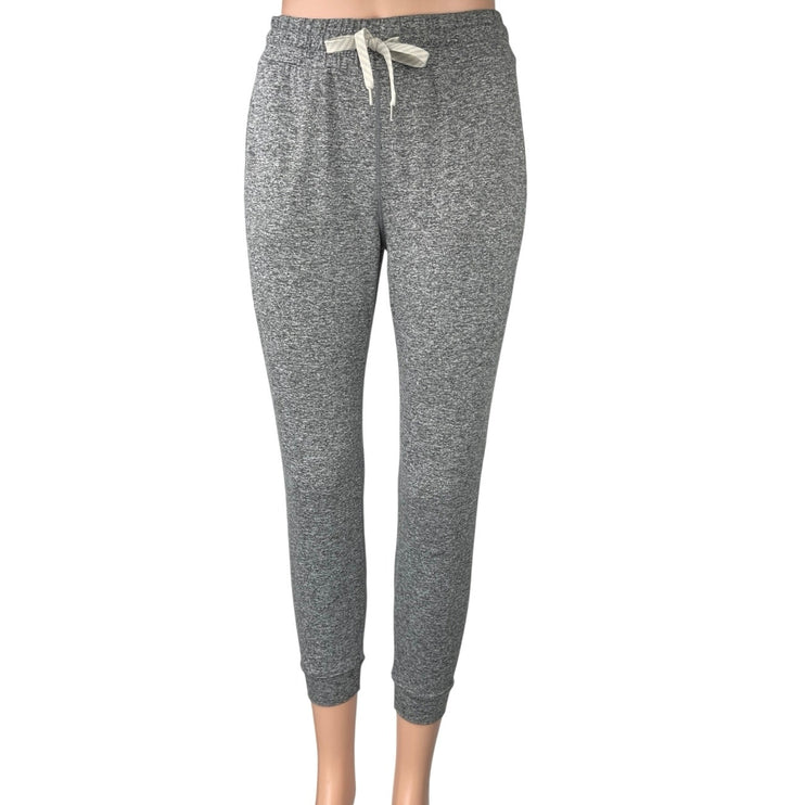 Vouri Performance DreamKnit Heather Grey Drawstring Pull On Crop Jogger Pants XS