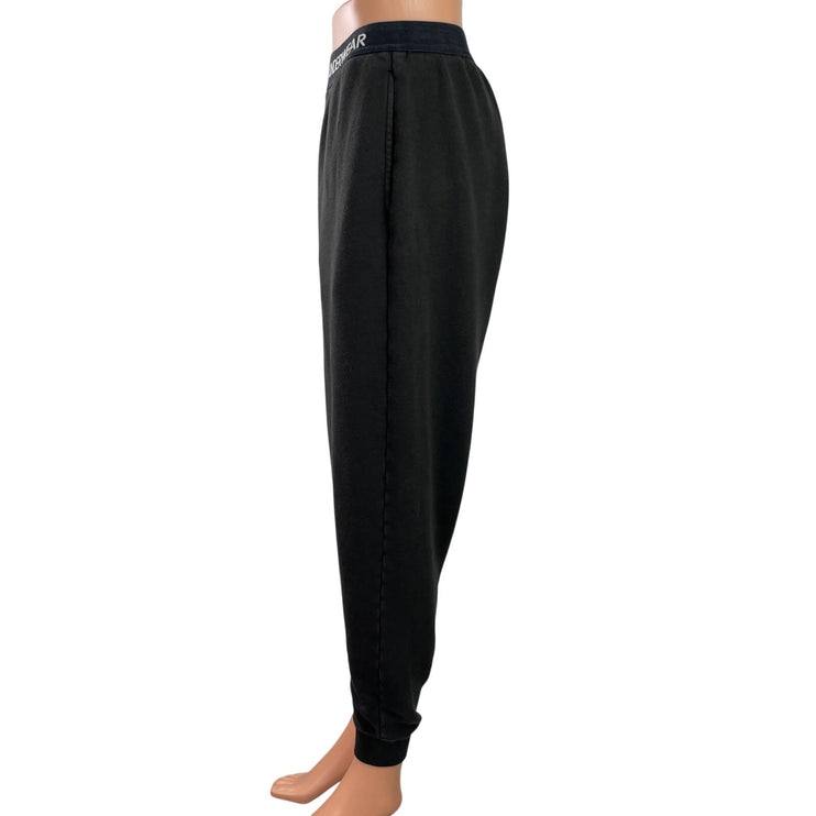 Calvin Klein Women's Black Monogram Lounge Sleepwear Trouser Jogger Pants Size S