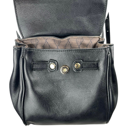 Urban Expressions Black Pebble Faux Leather Vegan Kelly-style Backpack One Size