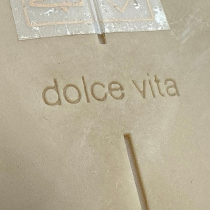 Dolce Vita Catela Womens Dune Suede Square Toe Slip On Flats Loafers Shoes Sz 8