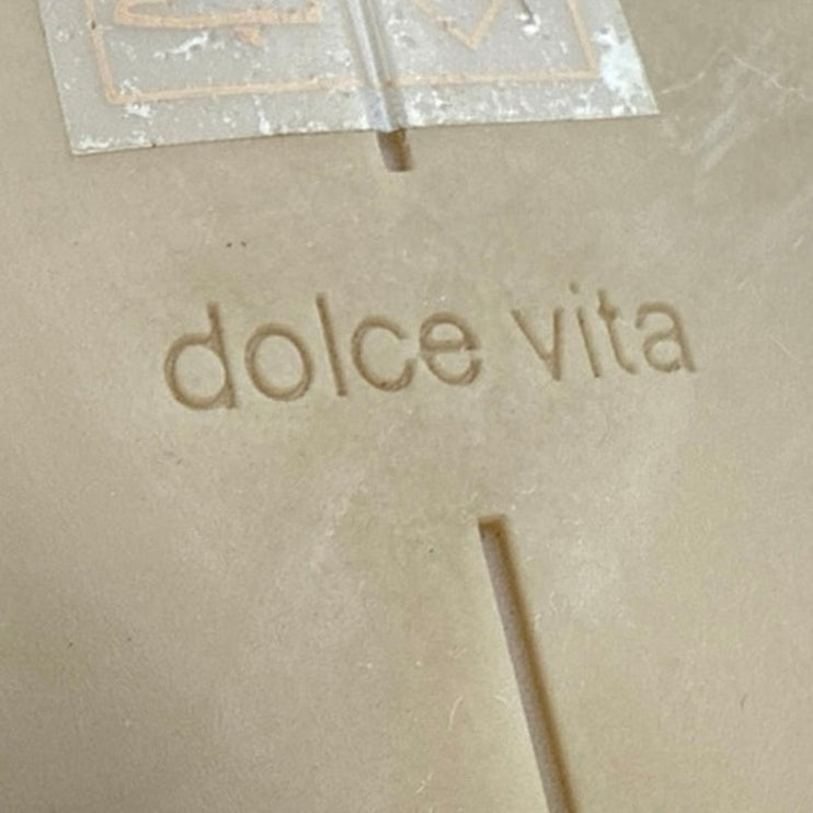 Dolce Vita Catela Womens Dune Suede Square Toe Slip On Flats Loafers Shoes Sz 8