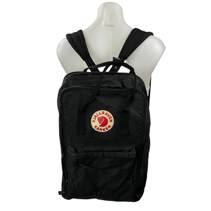 Fjallraven Kanken Classic Black Logo Adjustable Laptop Travel Backpack Size OS