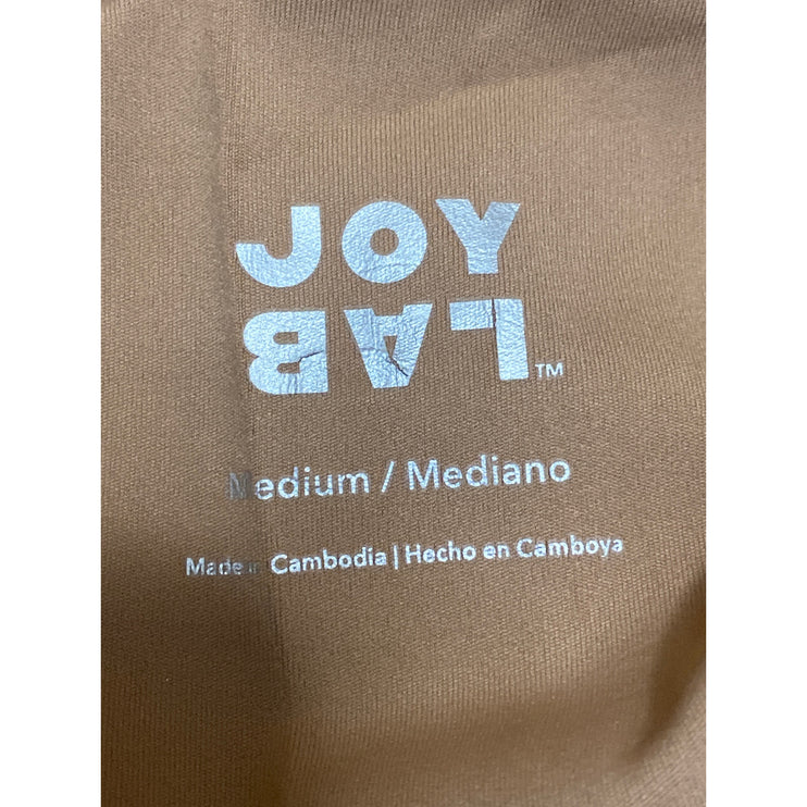 JoyLab Freestyle Flare Women's Brown Sleeveless One Piece Jumpsuit Romper Size M