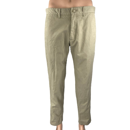 Gap Men's Beige Tan Khaki Slim Straight Leg Chino Trousers Pants Size 32x30