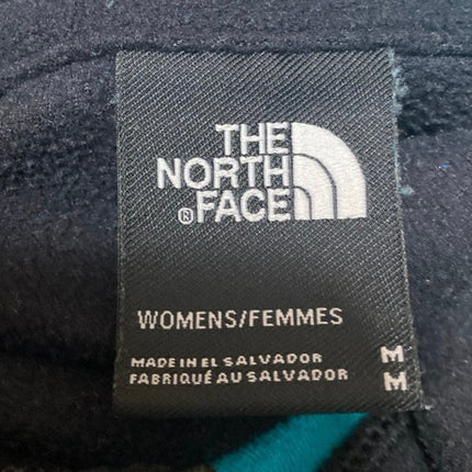 The North Face Glacier Green Black Half Zip Fleece Long Sleeve Sweater Top Sz M