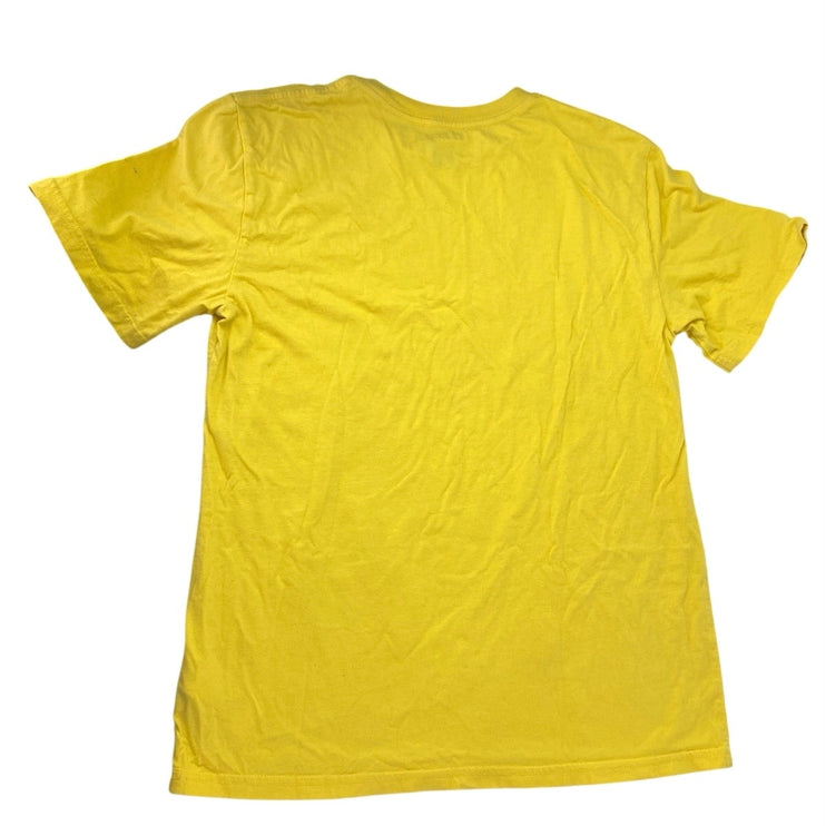 POLO Ralph Lauren Yellow Crewneck Short Sleeve Graphic Tee T-shirt Top L 14-16