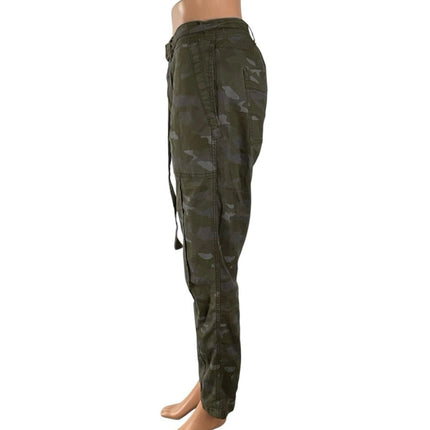 Anthropologie The Wanderer Green Camo Army Military Trousers Pants Size 28