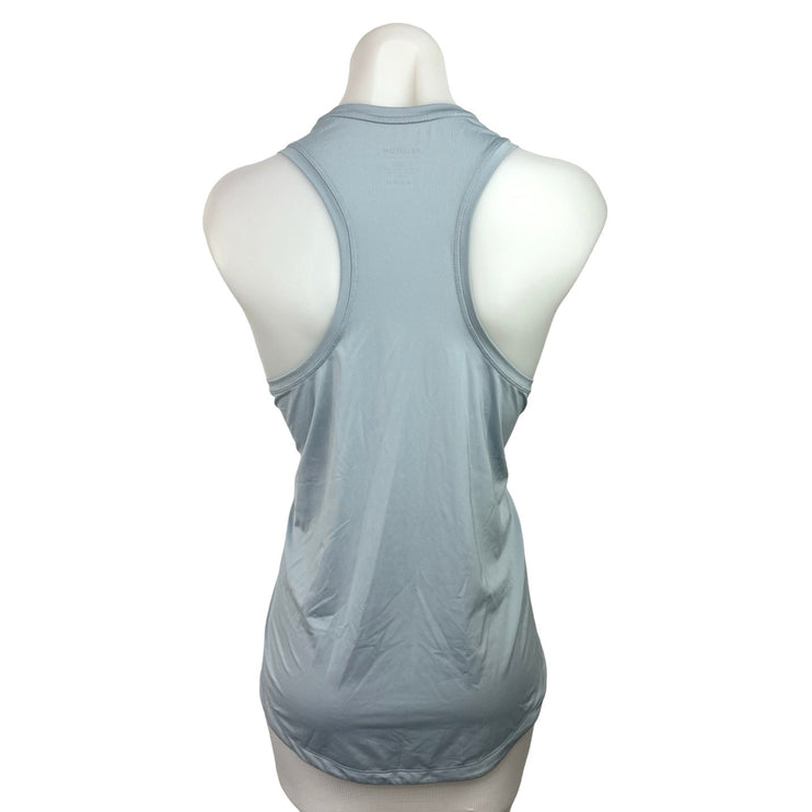 Peleton Powder Blue Sleeveless Round Neck Racer Back Logo Activewear Tank Top M