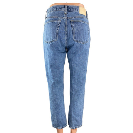 Everlane The 90's Cheeky Women's Blue High Waisted Straight Denim Jeans Pants 25