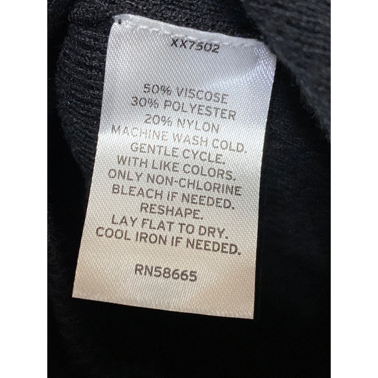 NEW BP.  Black Rib Knit V-neck Button Up Long Sleeve Crop Cardigan Sweater XXL