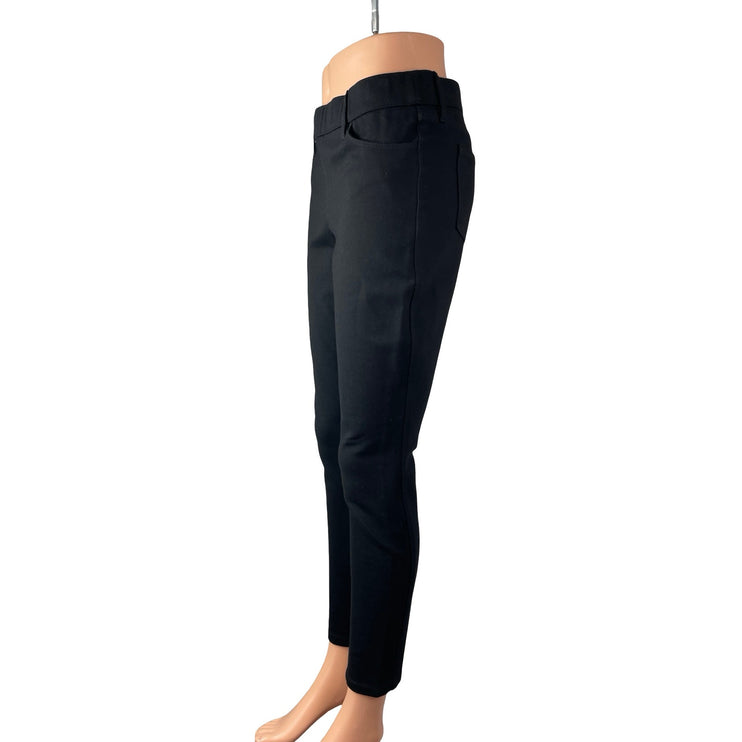 J.Crew Gigi Women's Black Mid Rise Elastic Waist Skinny Trousers Dress Pants 4