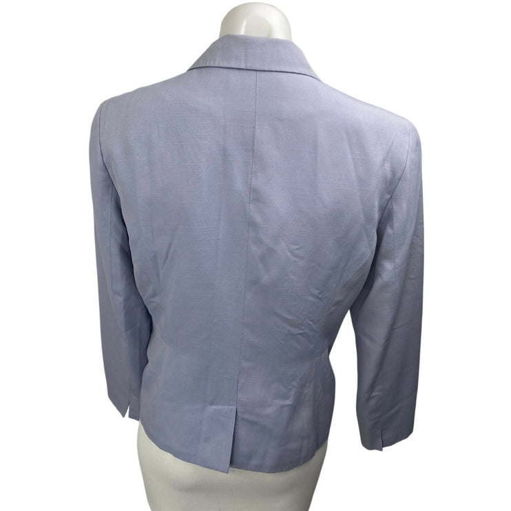 Vintage Norton Mcnaughton Women's Blue Long Sleeve Blazer Coat Jacket Size 10P
