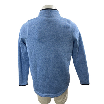 Vineyard Vines Men's Blue Long Sleeves Fleece Snap Button Pullover Sweater Top M