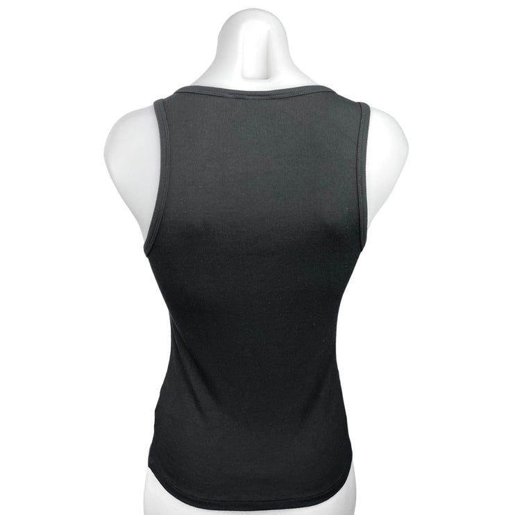 Aritzia Sunday Best Women's Black Sleeveless Scoop Neck Camisole Tank Top Size M