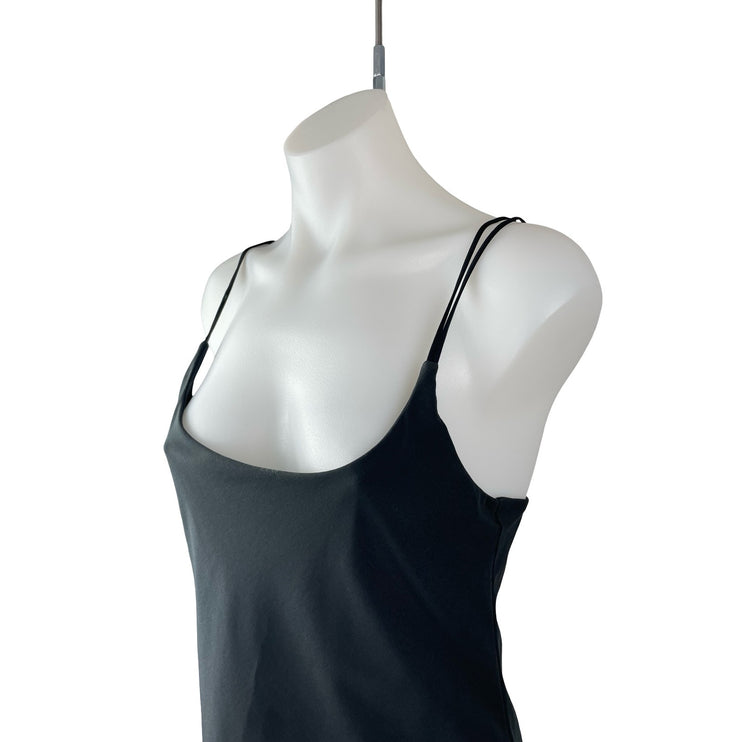 Abercrombie & Fitch Traveler Black Sleeveless Mini Tank Sheath Slip Dress Sz MT