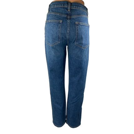 NEW Reformation Liza Newport Wash Blue High Rise Straight Denim Jeans Size 31