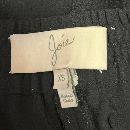 Joie Women Black White High Waisted Pull On Athletic Jogger Sweat Pants Size XS