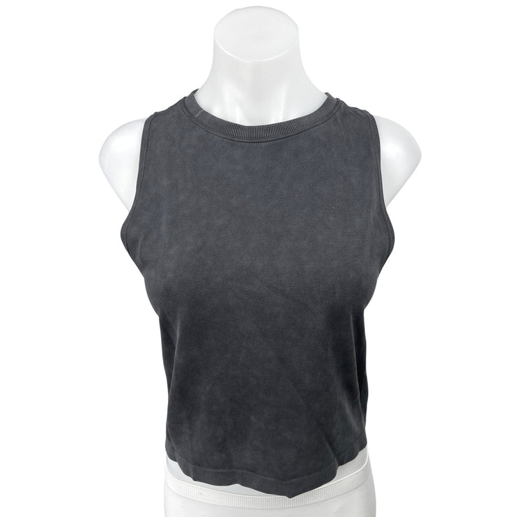 Offline by Aerie Women's Black Sleeveless Workout Muscle Tee Crop Tank Top XS