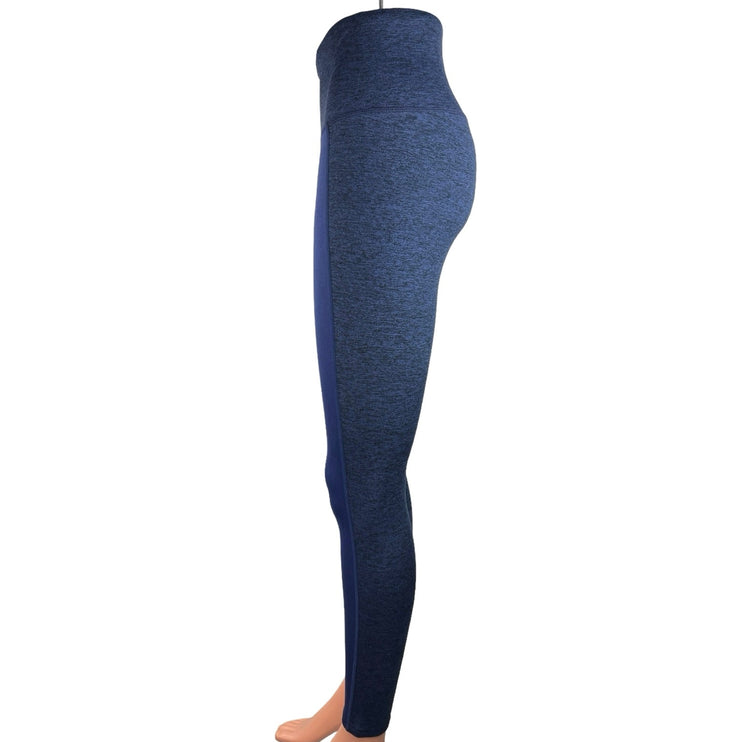 Terez Newyork Womens Blue Pull On High Rise Athletic Yoga Stretch Leggings Sz S