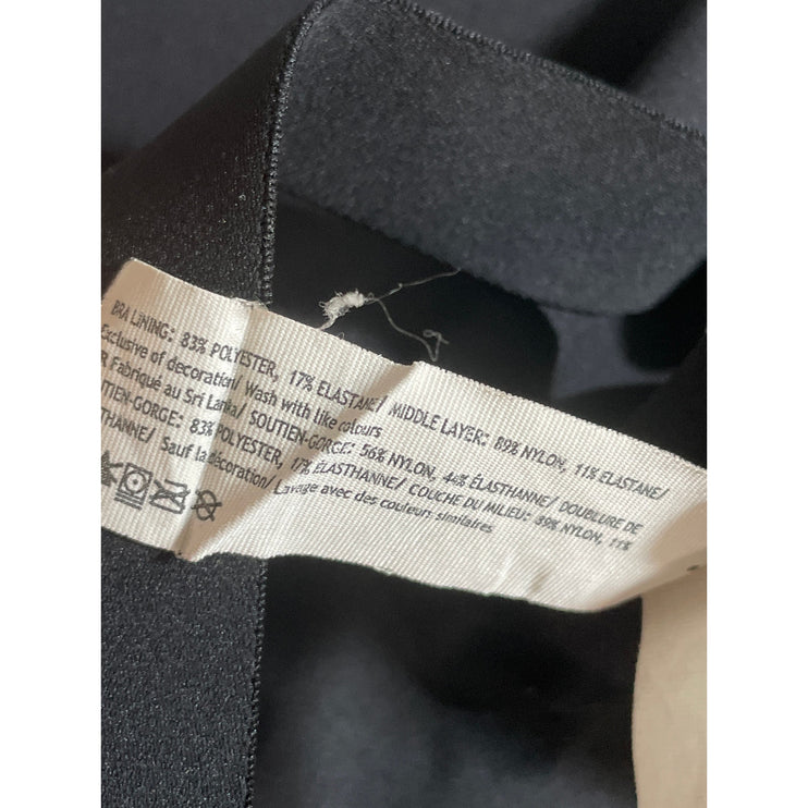 Lululemon Ultralu Black Sleeveless Athletic Activewear Sports Bra Tank Top Sz 12