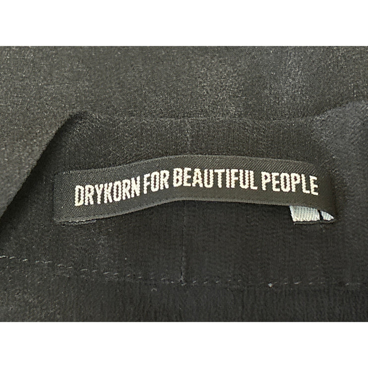 Drykorn For Beautiful People Women's Black Long Sleeve Blouse Shirt Top One Size