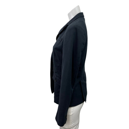 Banana Republic Women's Black Stretch Long Sleeve Blazer Coat Jacket Size 8