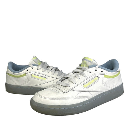 Reebok Classic Club C 85 Women's White Yellow Lace Up Low Top Sneakers Shoes 6
