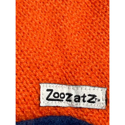 ZooZatz Otto the Orange Mascot NCAA Syracuse University Fringe Beanie Hat Cap OS