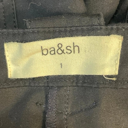 Ba&sh Women's Black High Waisted Palazzo Baggy Wide Leg Trousers Pants Size 1