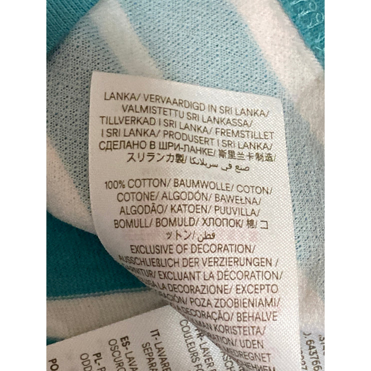 Mini Boden Green Striped Shooting Star Short Sleeve Crew Neck T-Shirt Top 4-5Y