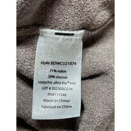 Barefoot Dreams Cozychic Ultra Lite Women's Gray Knit V Neck Sweater Top Size S
