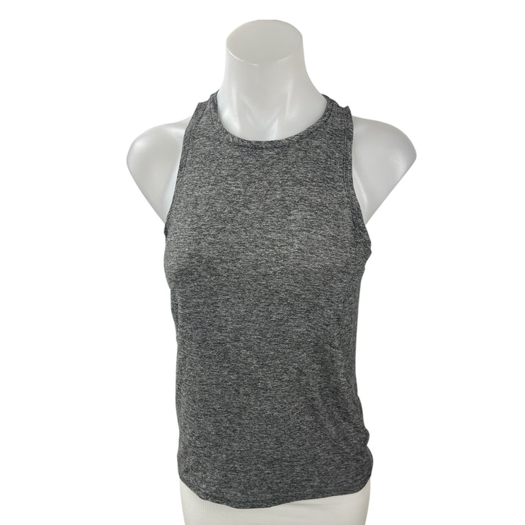 Outdoor Voices Gray High Neck Sleeveless  Yoga Activewear Athletic Tank Top XS