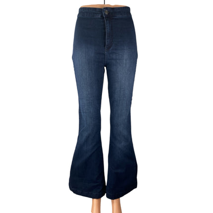 Altar'd State Women's Blue High Waist Flared Bootcut Denim Jeans Pants Size 26