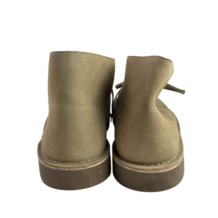 Clarks Originals Desert Taupe Beige Suede lace Up Round Toe Ankle Boots Size 11