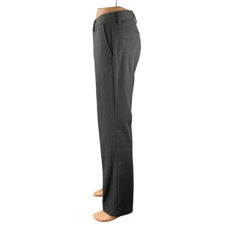 Kenneth Cole Reaction Gray High Rise Straight Chino Trousers Dress Pants 33/32
