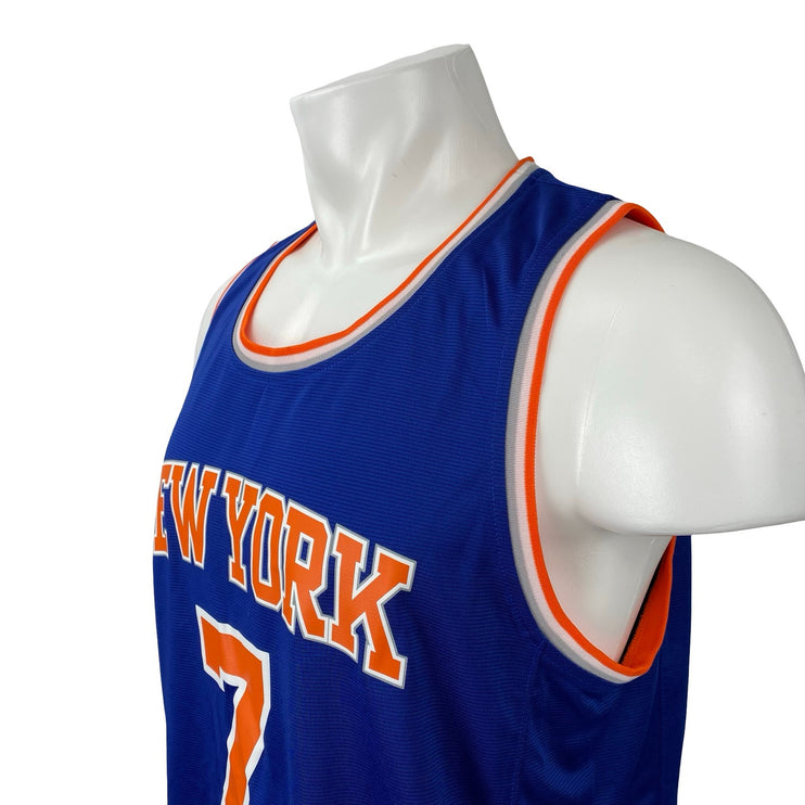 Fanatics Blue Orange Sleeveless Athletic Basketball Jersey Muscle Tank Top Sz M