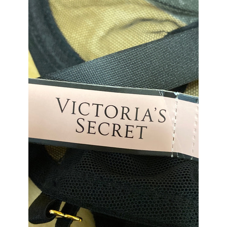 NEW Victoria's Secret Very Sexy Balconette Black Mesh Sheer Underwire Bra Sz 34C