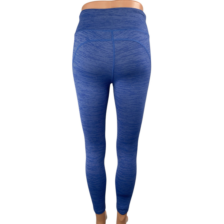 Outdoor Voices Womens Blue Mid Rise Activewear Sports Leggings Trouser Pants S
