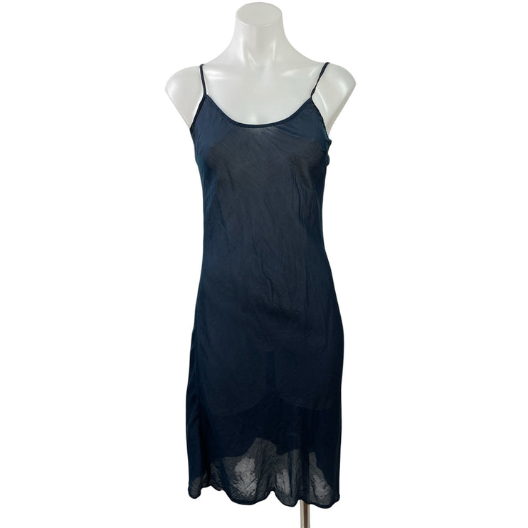 Of Two Mind Women's Navy Blue Sleeveless Scoop Neck Cami Tank Mini Dress XS