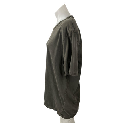 Madewell All Day Tee Oversized Gray Short Sleeve Crew Neck Boxy T-Shirt Top XL