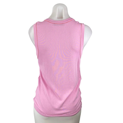 Zara Women's Pink Sleeveless Scoop Neck Basic Cami Camisole Tank Top Size XL
