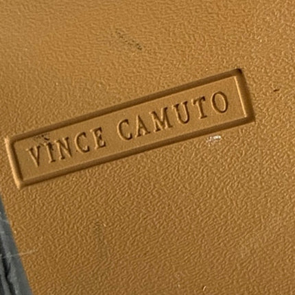 Vince Camuto Riggie Womens Black Leather Block Heel Pointed Toe Boots Bootie 7.5