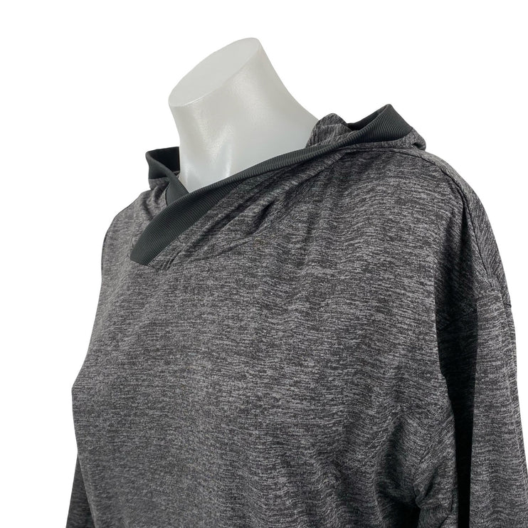 Mondetta Women's Black Hoodie Hooded Athletic Performance Sweatshirt Top Size S