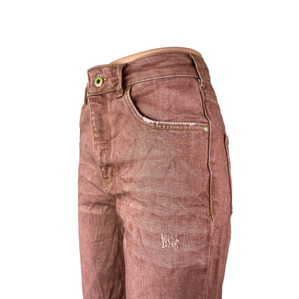 Anthropologie Pilcro Distressed Ripped Frayed Hem Straight Denim Jeans Pants 27