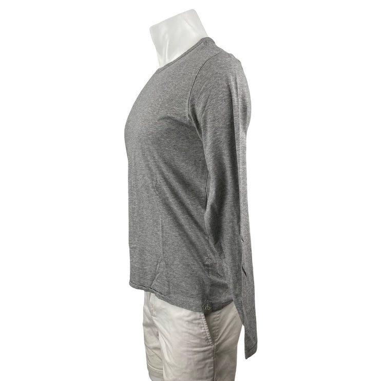 Rag & Bone Men's Gray Crew Neck Long Sleeve Sweater Sweatshirt Tee T-Shirt Top M