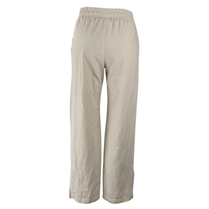 Abercrombie & Fitch Women's Cream Pull On Slit Wide Leg Trousers Pants Size XXS