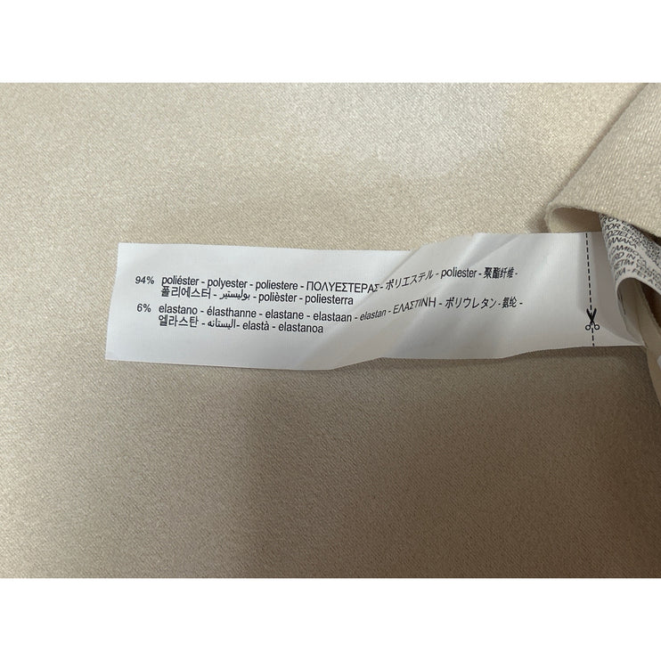 Zara Women's Cream Beige High Waisted Pocket Casual A Line Mini Skirt Size M